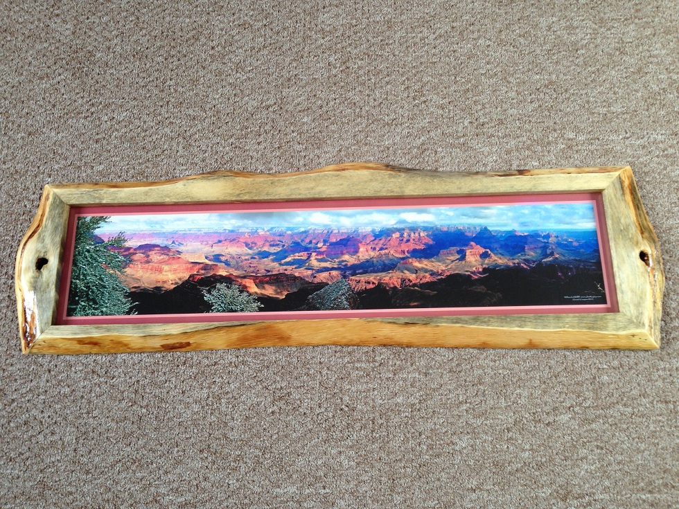 Natural Edge Frame -The Grand Canyon in Arizona